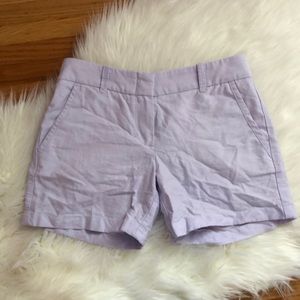 J.crew purple kaki shorts!